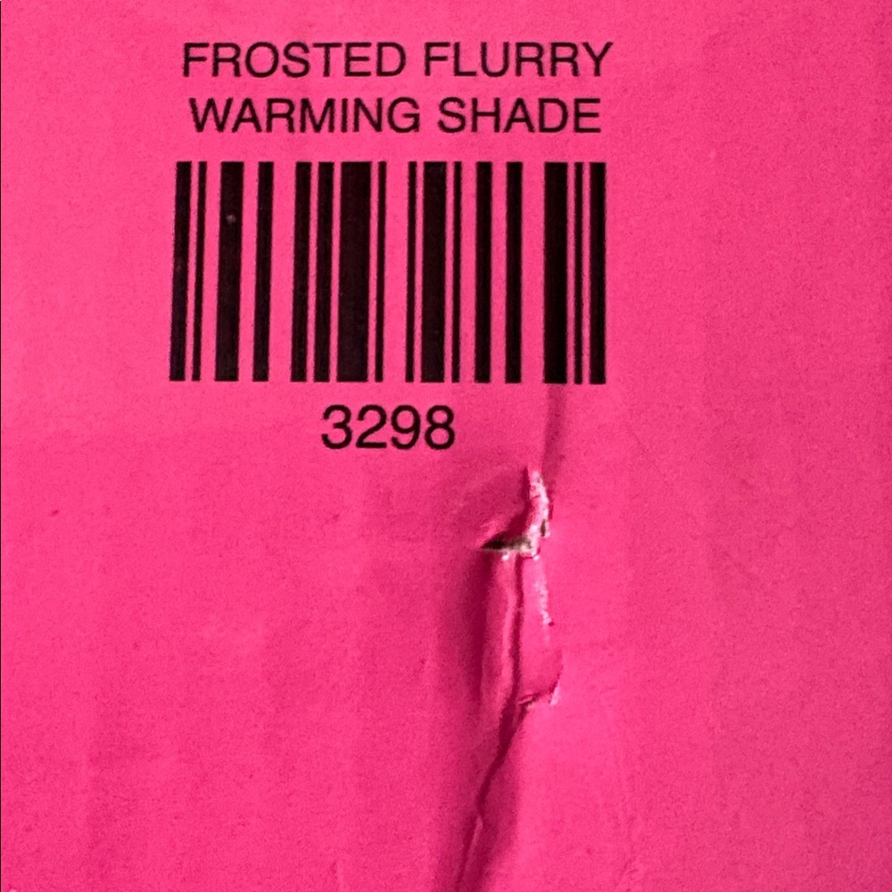 Pink Zebra Frosted Flurry Snowflake Light Warming Shade - Picture 4 of 4